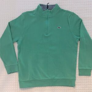 Vineyard Vines Boys’ Green Quarter-Zip-Up Sweater/Sweatshirt